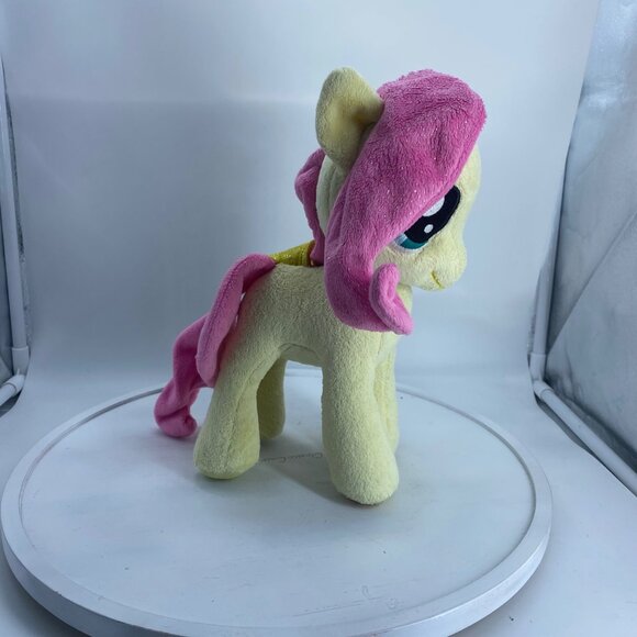 My Little Pony Fluttershy Plush Stuffed Animal Toy Horse 11" Hasbro Soft Upright - Picture 3 of 8